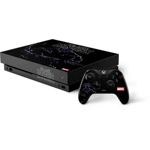 Marvel Black Panther Night Time Watch Xbox One X Bundle Skin