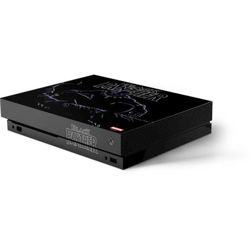Marvel Black Panther Night Time Watch Xbox One X Console Skin