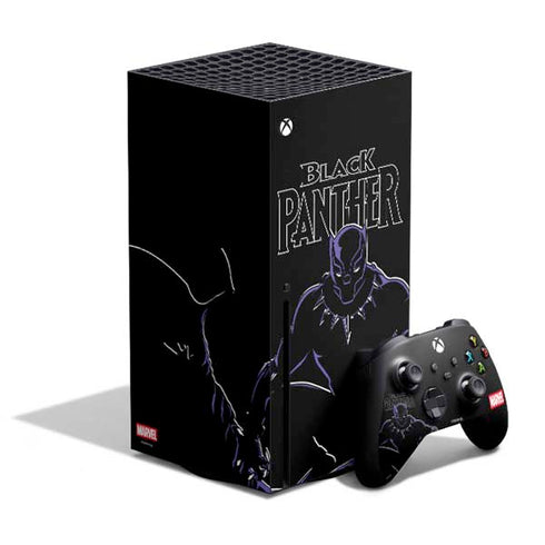 Marvel Black Panther Night Time Watch Xbox Series X Bundle Skin