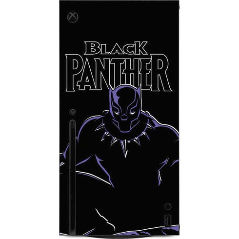 Marvel Black Panther Night Time Watch Xbox Series X Console Skin