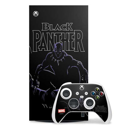 Marvel Black Panther Night Time Watch Xbox Series X Skins