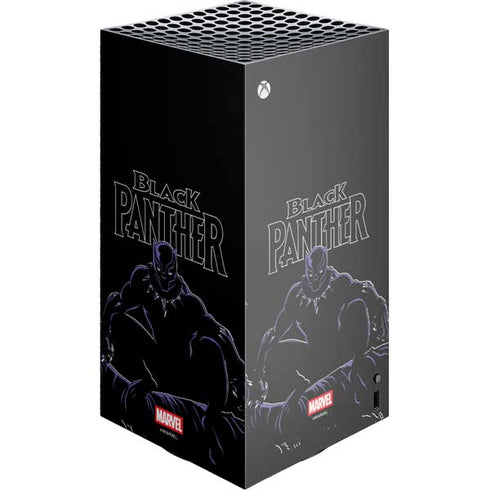 Marvel Black Panther Night Time Watch XBox Series X Digital Edition Console Skin