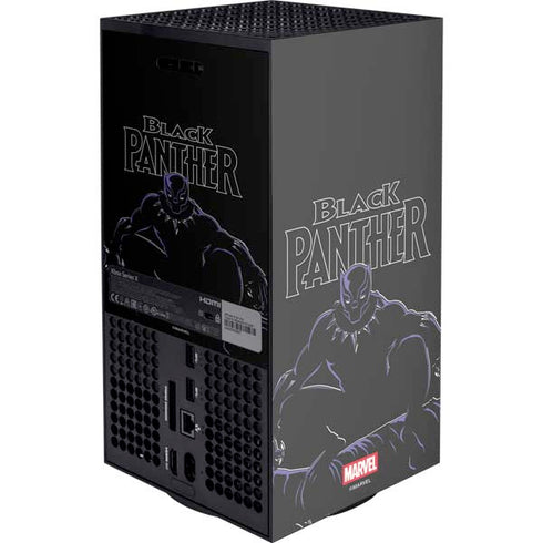 Marvel Black Panther Night Time Watch XBox Series X Digital Edition Console Skin