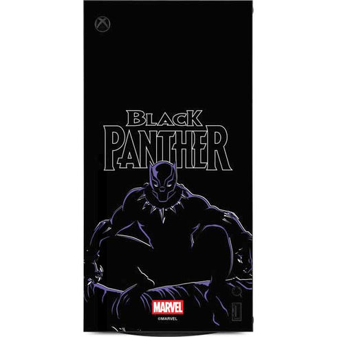 Marvel Black Panther Night Time Watch XBox Series X Digital Edition Console Skin
