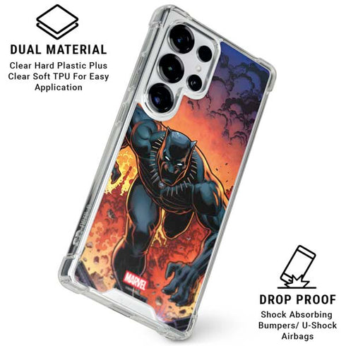 Marvel Black Panther Rise of Black Panther Galaxy S25 Ultra Clear Case