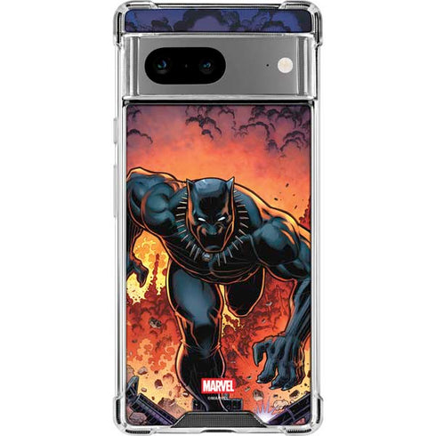 Marvel Black Panther Rise of Black Panther Google Pixel 8a Clear Case
