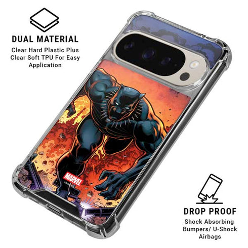 Marvel Black Panther Rise of Black Panther Google Pixel 9 Pro XL Clear Case
