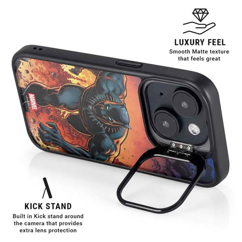 Marvel Black Panther Rise of Black Panther iPhone 15 Kickstand Case