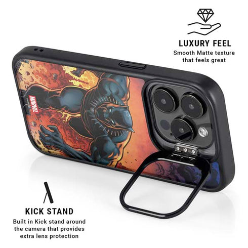 Marvel Black Panther Rise of Black Panther iPhone 15 Pro Max Kickstand Case