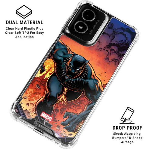 Marvel Black Panther Rise of Black Panther Moto G Power 5G (2024) Clear Case