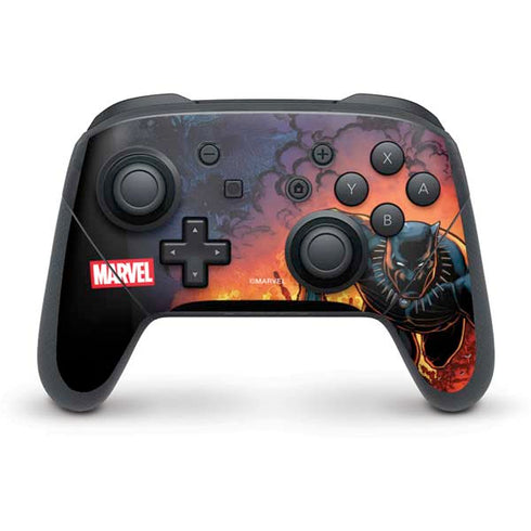 Marvel Black Panther Rise of Black Panther Nintendo Switch Pro Controller Skin