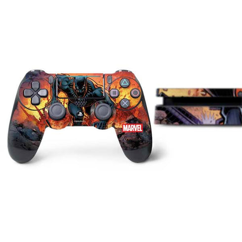 Marvel Black Panther Rise of Black Panther PS4 Slim Bundle Skin