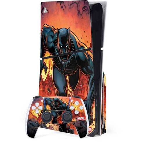 Marvel Black Panther Rise of Black Panther PS5 Slim Disk Bundle Skin