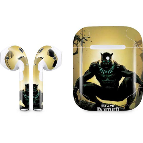 Marvel Black Panther TChalla King of Wakanda Apple AirPods 2 Skin