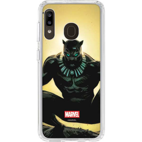 Marvel Black Panther TChalla King of Wakanda Galaxy A20 Clear Case
