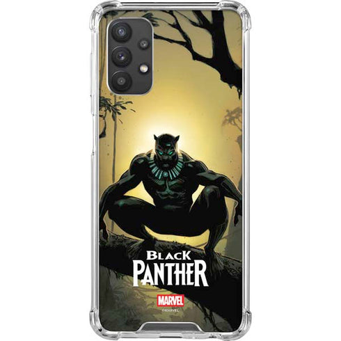 Marvel Black Panther TChalla King of Wakanda Galaxy A32 5G Clear Case
