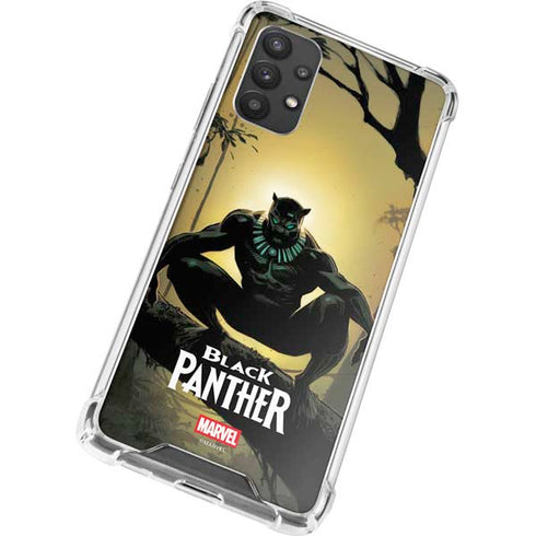 Marvel Black Panther TChalla King of Wakanda Galaxy A32 5G Clear Case