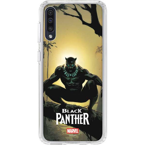 Marvel Black Panther TChalla King of Wakanda Galaxy A50 Clear Case