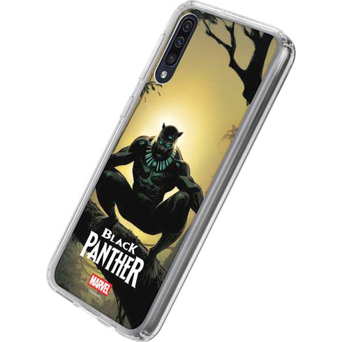 Marvel Black Panther TChalla King of Wakanda Galaxy A50 Clear Case