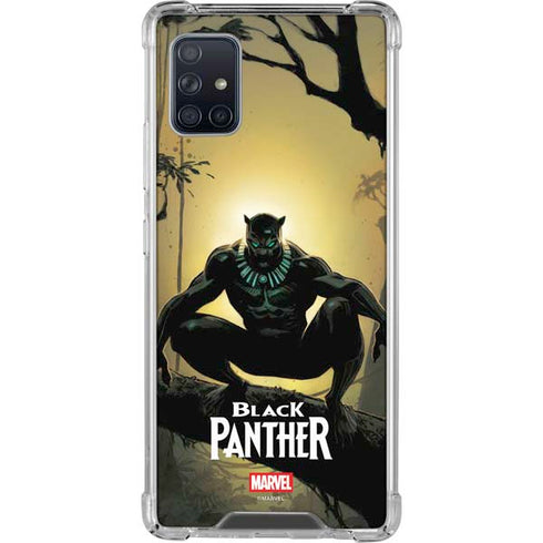 Marvel Black Panther TChalla King of Wakanda Galaxy A51 5G Clear Case