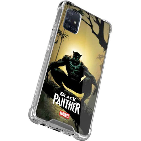 Marvel Black Panther TChalla King of Wakanda Galaxy A51 5G Clear Case