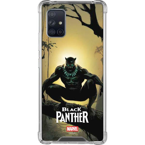 Marvel Black Panther TChalla King of Wakanda Galaxy A71 5G Clear Case