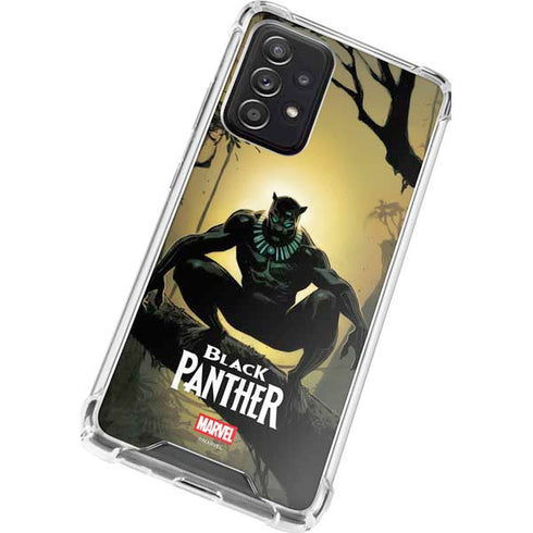 Marvel Black Panther TChalla King of Wakanda Galaxy A72 5G Clear Case