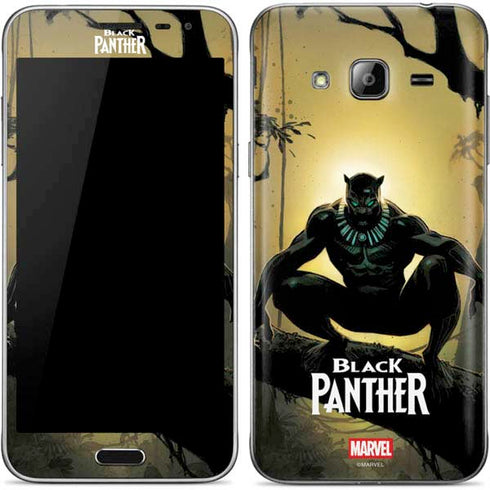 Marvel Black Panther TChalla King of Wakanda Galaxy J3 Skin