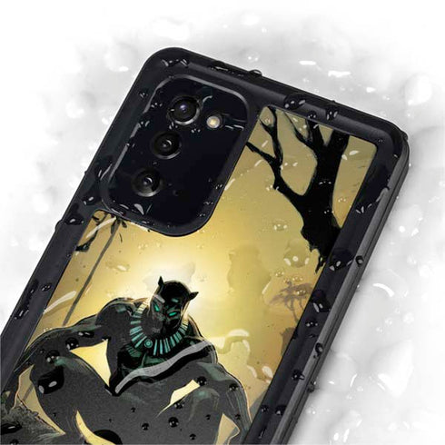 Marvel Black Panther TChalla King of Wakanda Galaxy Note20 5G Waterproof Case