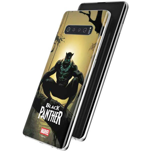 Marvel Black Panther TChalla King of Wakanda Galaxy S10 Plus Skin