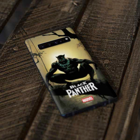 Marvel Black Panther TChalla King of Wakanda Galaxy S10 Plus Skin