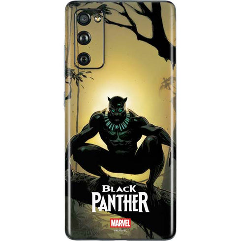 Marvel Black Panther TChalla King of Wakanda Galaxy S20 Fan Edition Skin