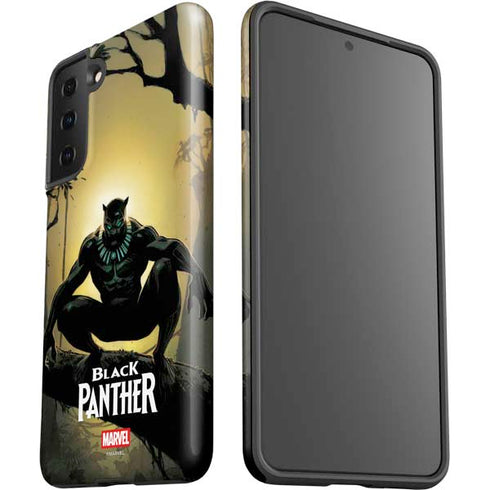 Marvel Black Panther TChalla King of Wakanda Galaxy S21 Plus 5G Pro Case