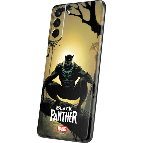 Marvel Black Panther TChalla King of Wakanda Galaxy S21 Plus 5G Skin