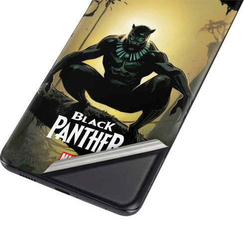 Marvel Black Panther TChalla King of Wakanda Galaxy S21 Plus 5G Skin