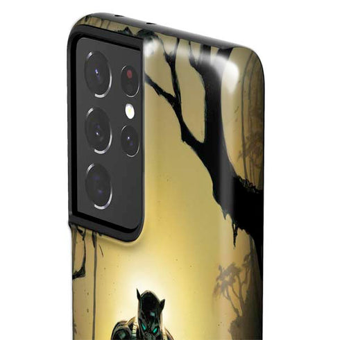 Marvel Black Panther TChalla King of Wakanda Galaxy S21 Ultra 5G Pro Case