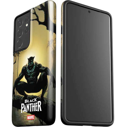 Marvel Black Panther TChalla King of Wakanda Galaxy S21 Ultra 5G Pro Case