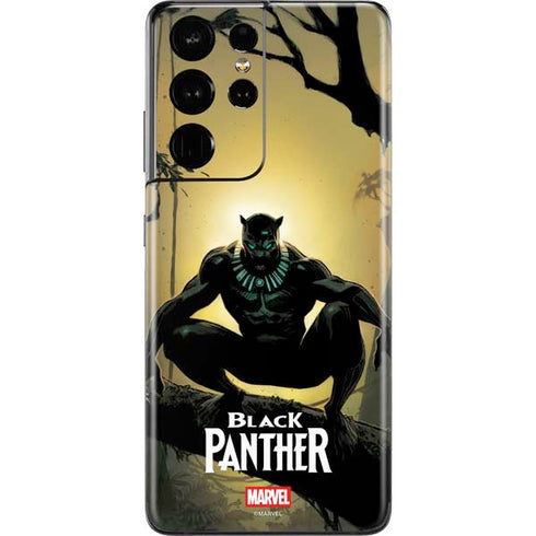 Marvel Black Panther TChalla King of Wakanda Galaxy S21 Ultra 5G Skin
