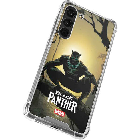 Marvel Black Panther TChalla King of Wakanda Galaxy S23 Plus Clear Case
