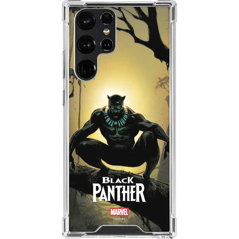 Marvel Black Panther TChalla King of Wakanda Galaxy S23 Ultra Clear Case