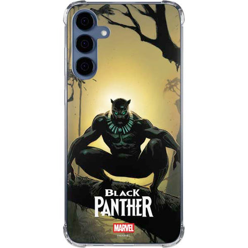 Marvel Black Panther TChalla King of Wakanda Galaxy S24 Clear Case