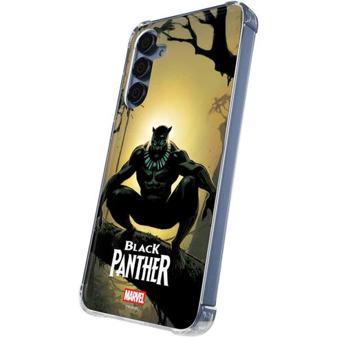 Marvel Black Panther TChalla King of Wakanda Galaxy S24 Clear Case
