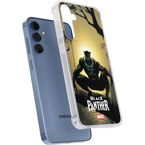 Marvel Black Panther TChalla King of Wakanda Galaxy S24 Clear Case