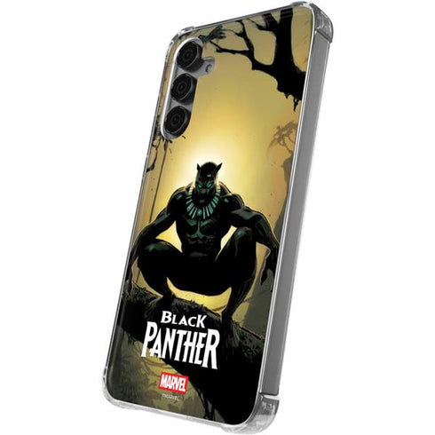Marvel Black Panther TChalla King of Wakanda Galaxy S24 Plus Clear Case