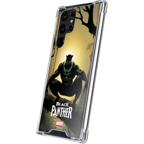 Marvel Black Panther TChalla King of Wakanda Galaxy S24 Ultra Clear Case