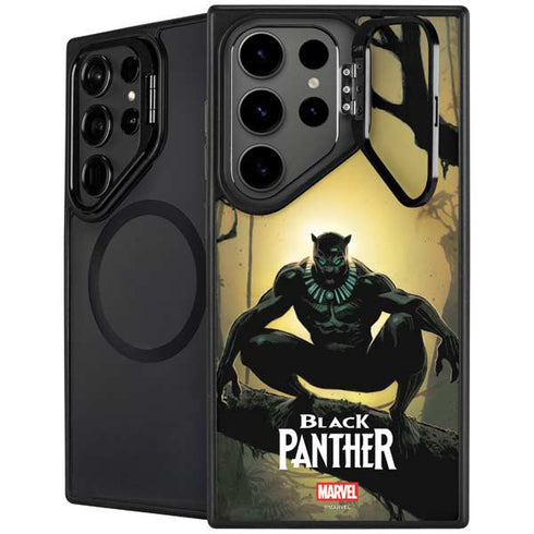 Marvel Black Panther TChalla King of Wakanda Galaxy S24 Ultra Kickstand Case