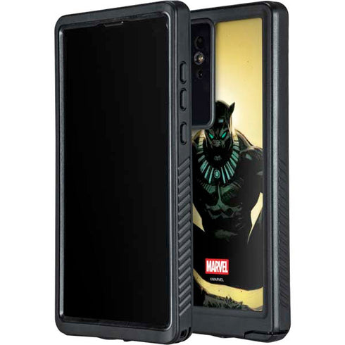 Marvel Black Panther TChalla King of Wakanda Galaxy S24 Ultra Waterproof Case