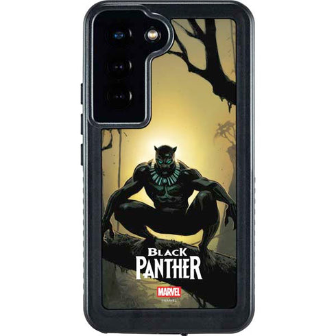 Marvel Black Panther TChalla King of Wakanda Galaxy S24 Waterproof Case