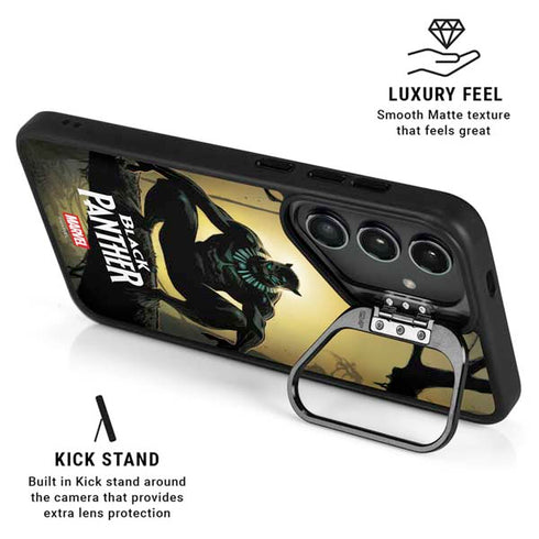 Marvel Black Panther TChalla King of Wakanda Galaxy S25 Kickstand Case
