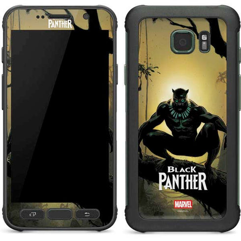Marvel Black Panther TChalla King of Wakanda Galaxy S7 Active Skin